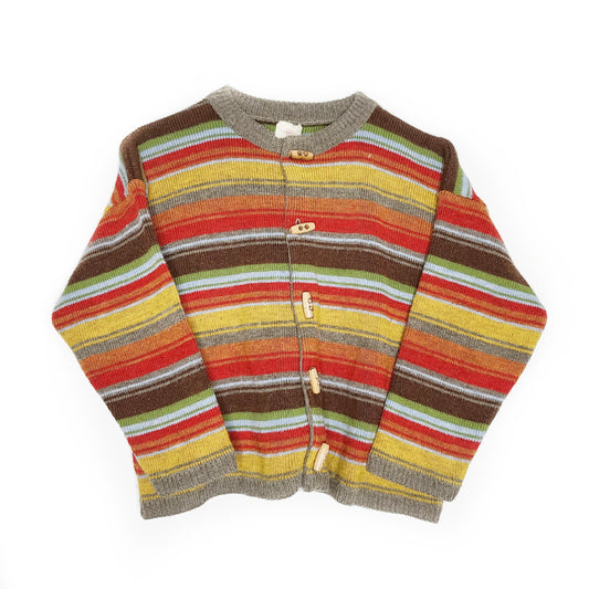 Cardigan à rayures coloré boho - zimfriperie