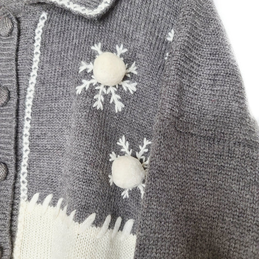 Cardigan vintage de Noël - zimfriperie