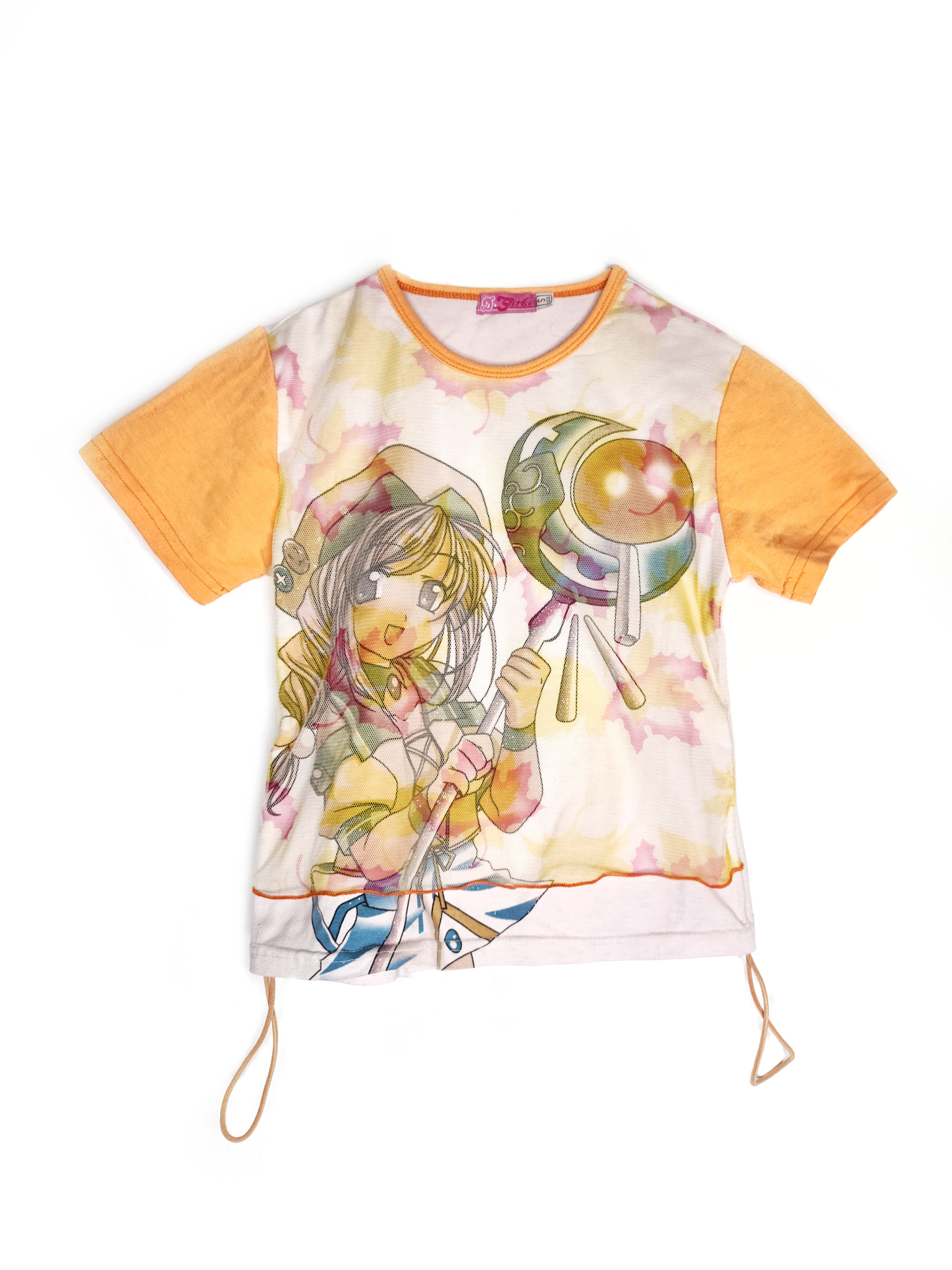 Croptop y2k egirl mesh imprimé 🌼 - zimfriperie