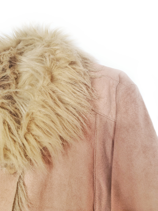 Long manteau afghan vintage camel - zimfriperie