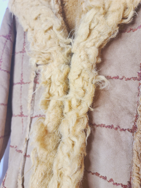 Manteau afghan vintage patchwork - zimfriperie