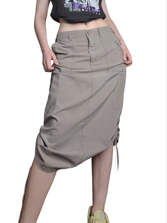 Techwear cargo skirt