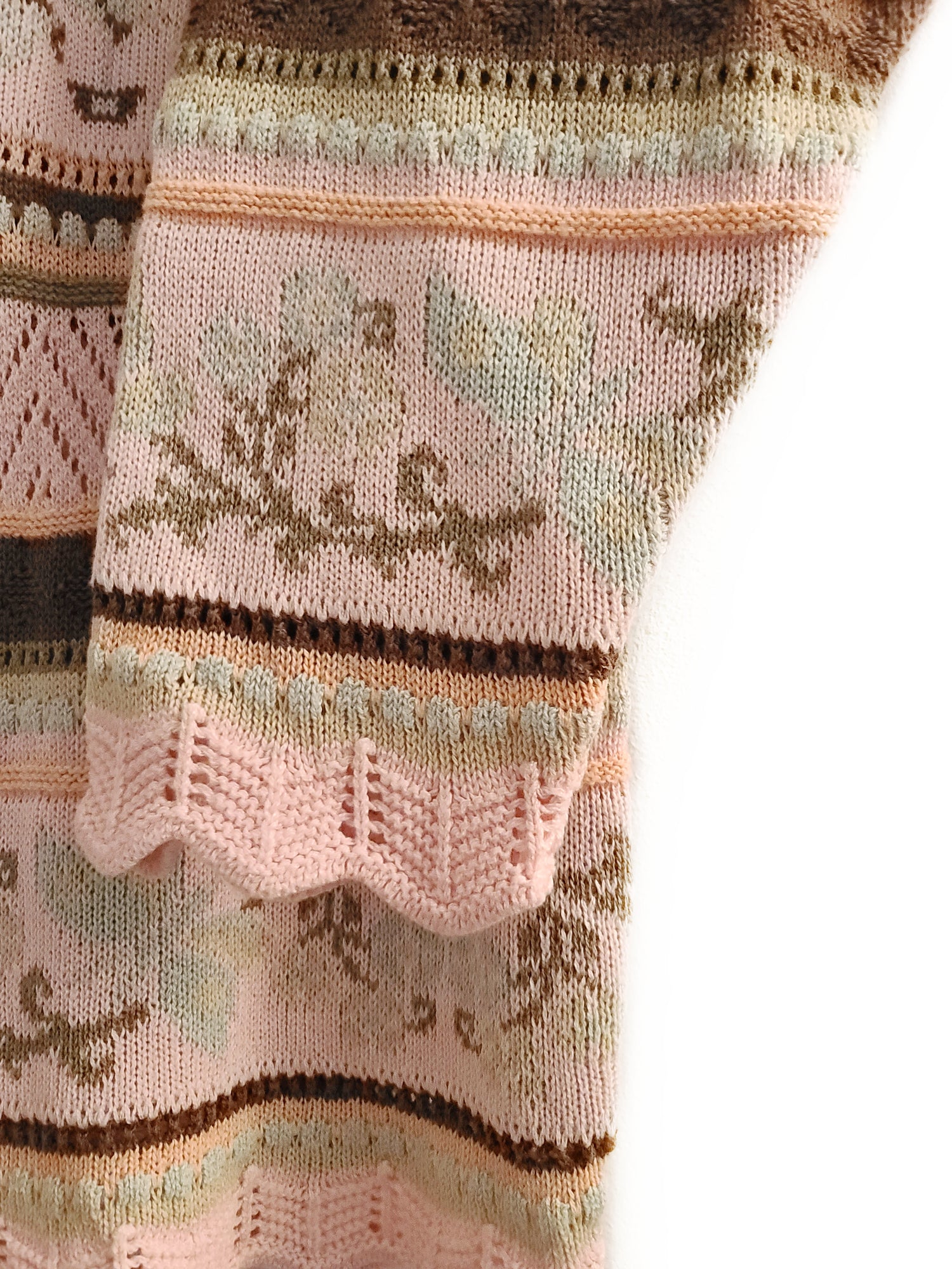 Pull vintage crochet pastel - zimfriperie