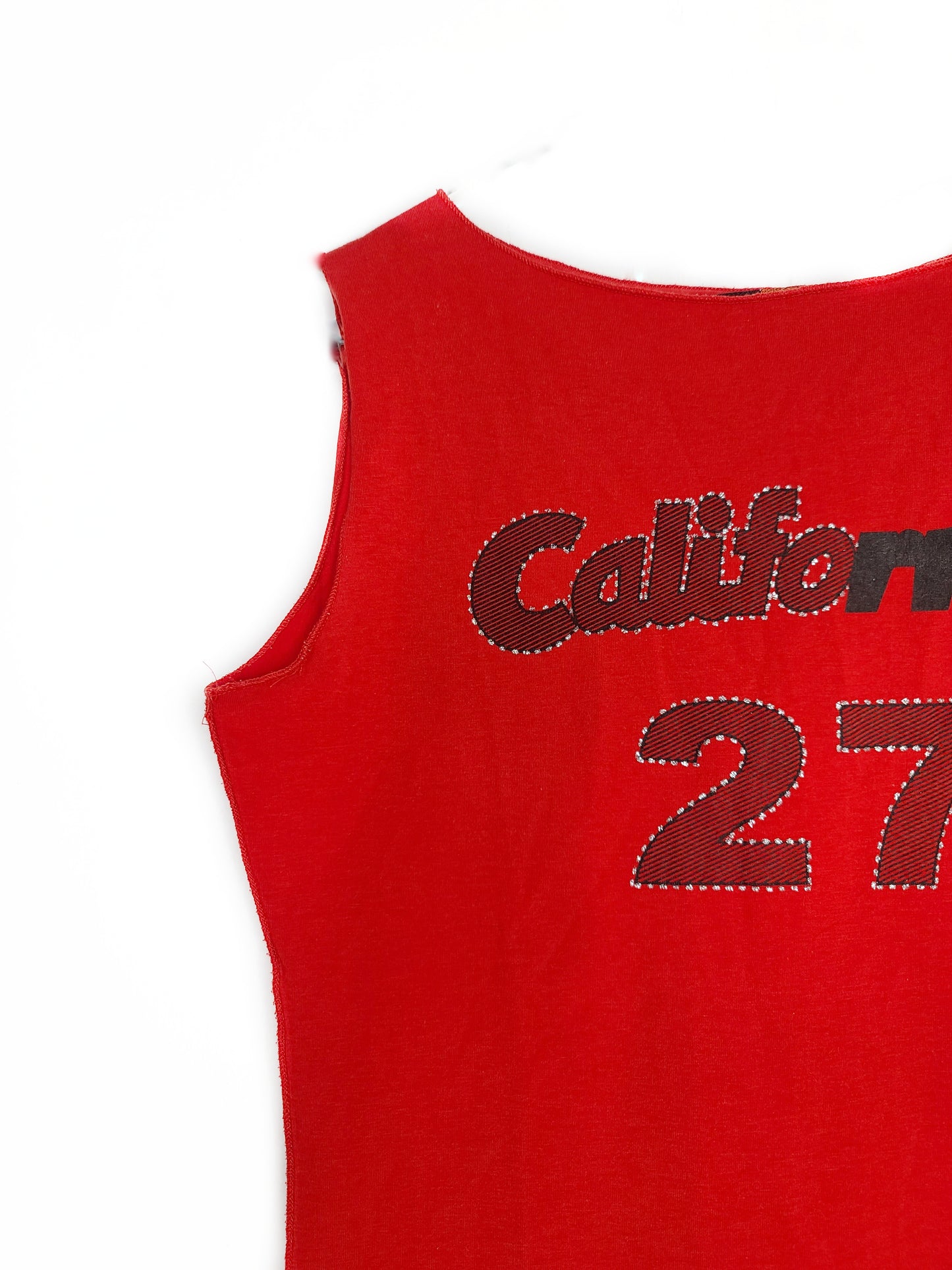 Top rouge y2k strass - zimfriperie