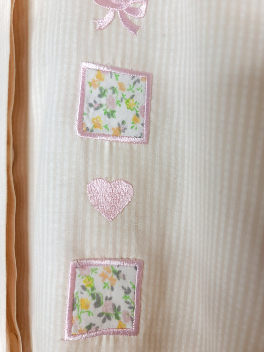 Chemise vintage pastel brodé - zimfriperie