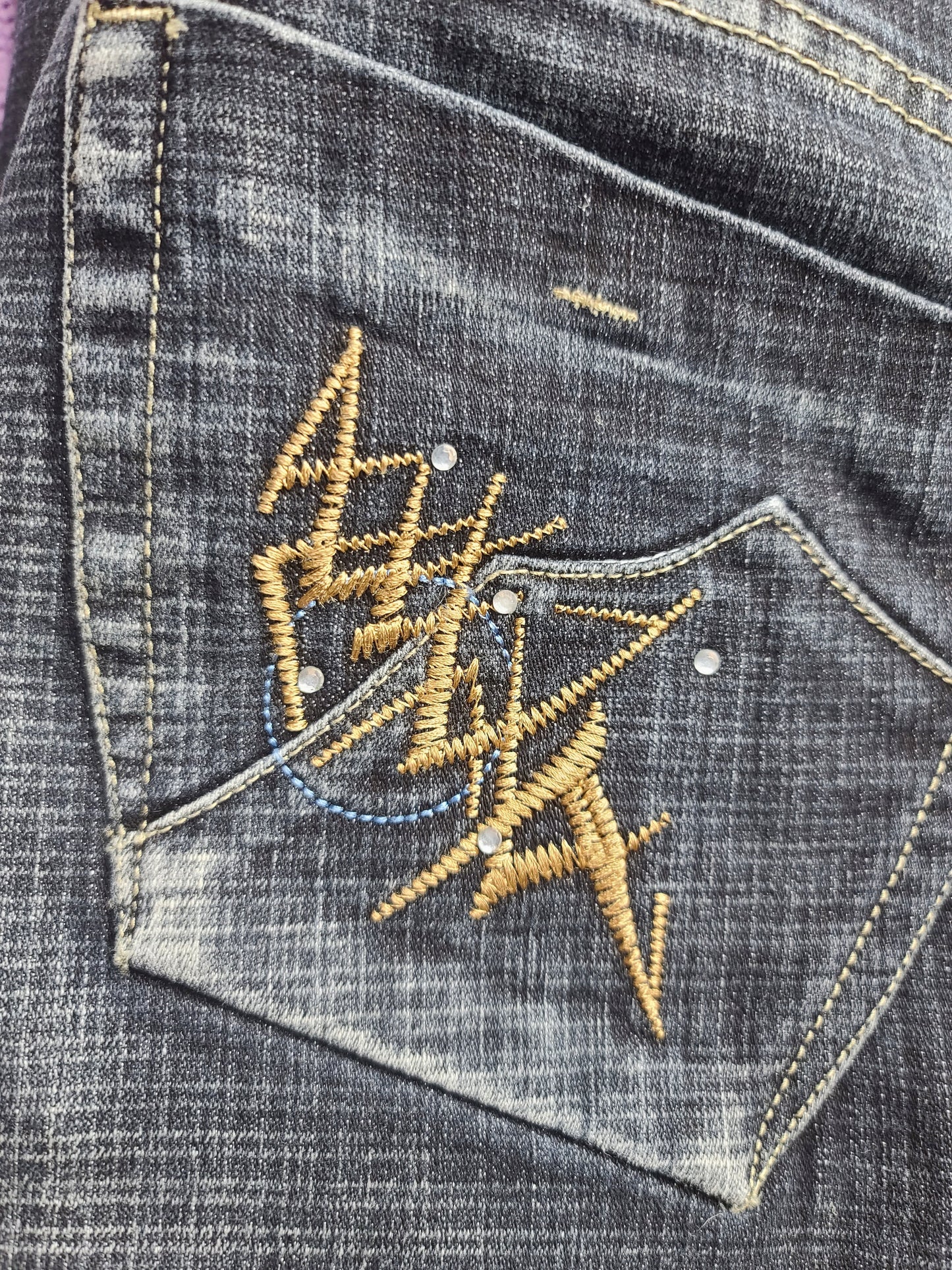 Jean vintage evasé 90s - zimfriperie