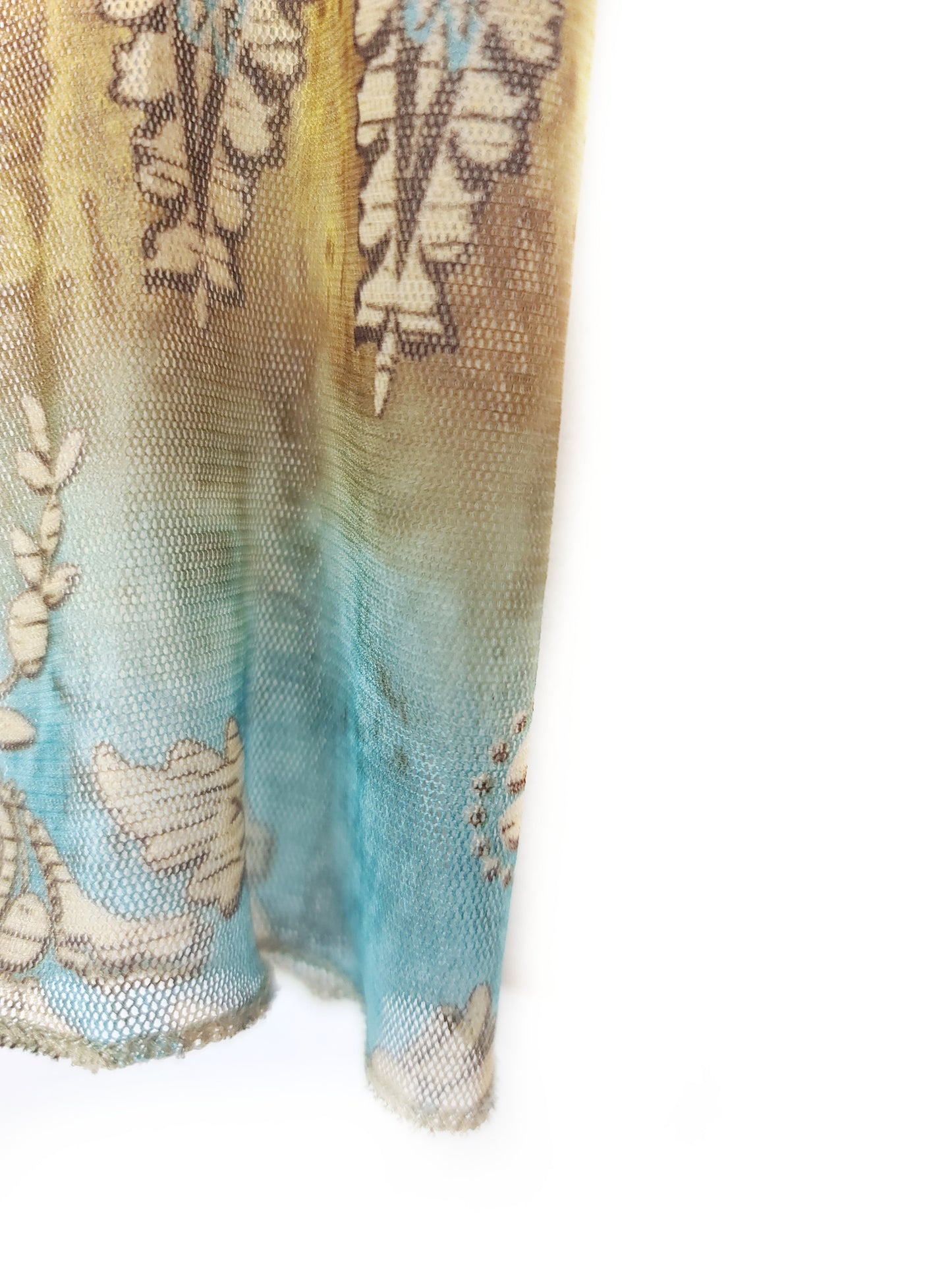 Mesh top imprimé y2k bohem - zimfriperie