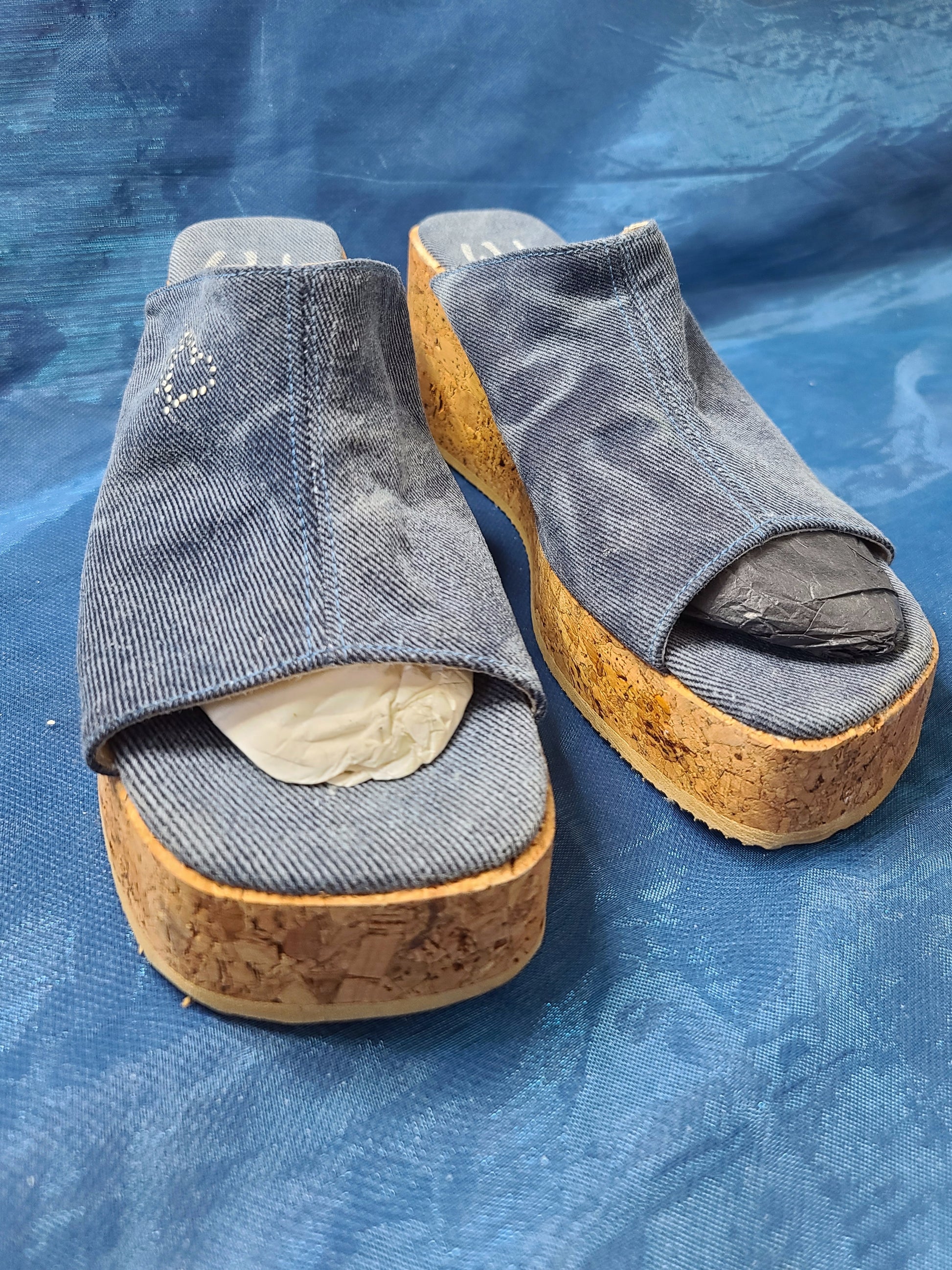 Mules y2k jean strass - zimfriperie