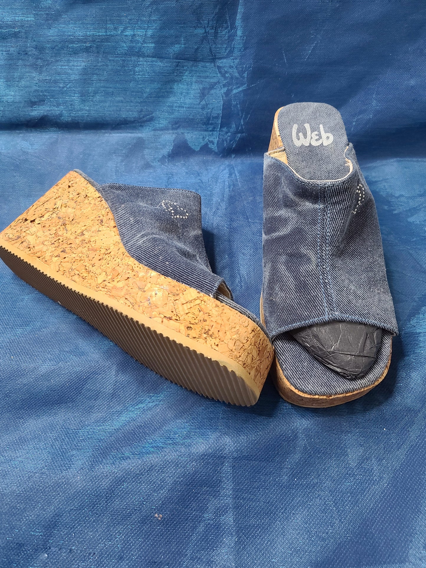 Mules y2k jean strass - zimfriperie