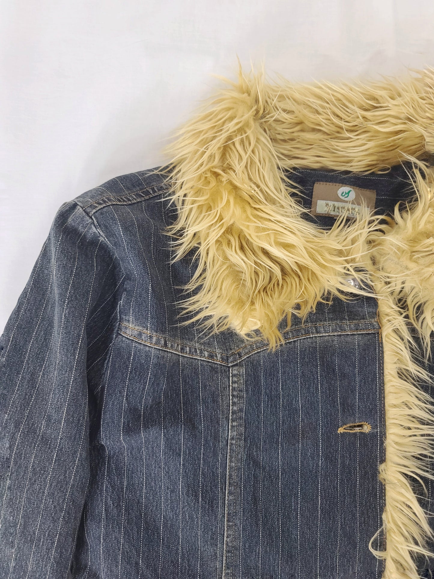 Long manteau en jean y2k - zimfriperie