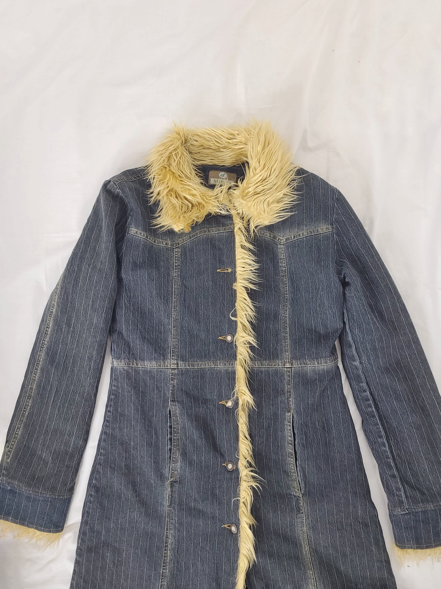 Long manteau en jean y2k - zimfriperie