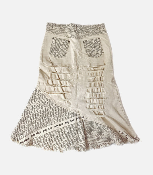 Cyberpunk archive skirt