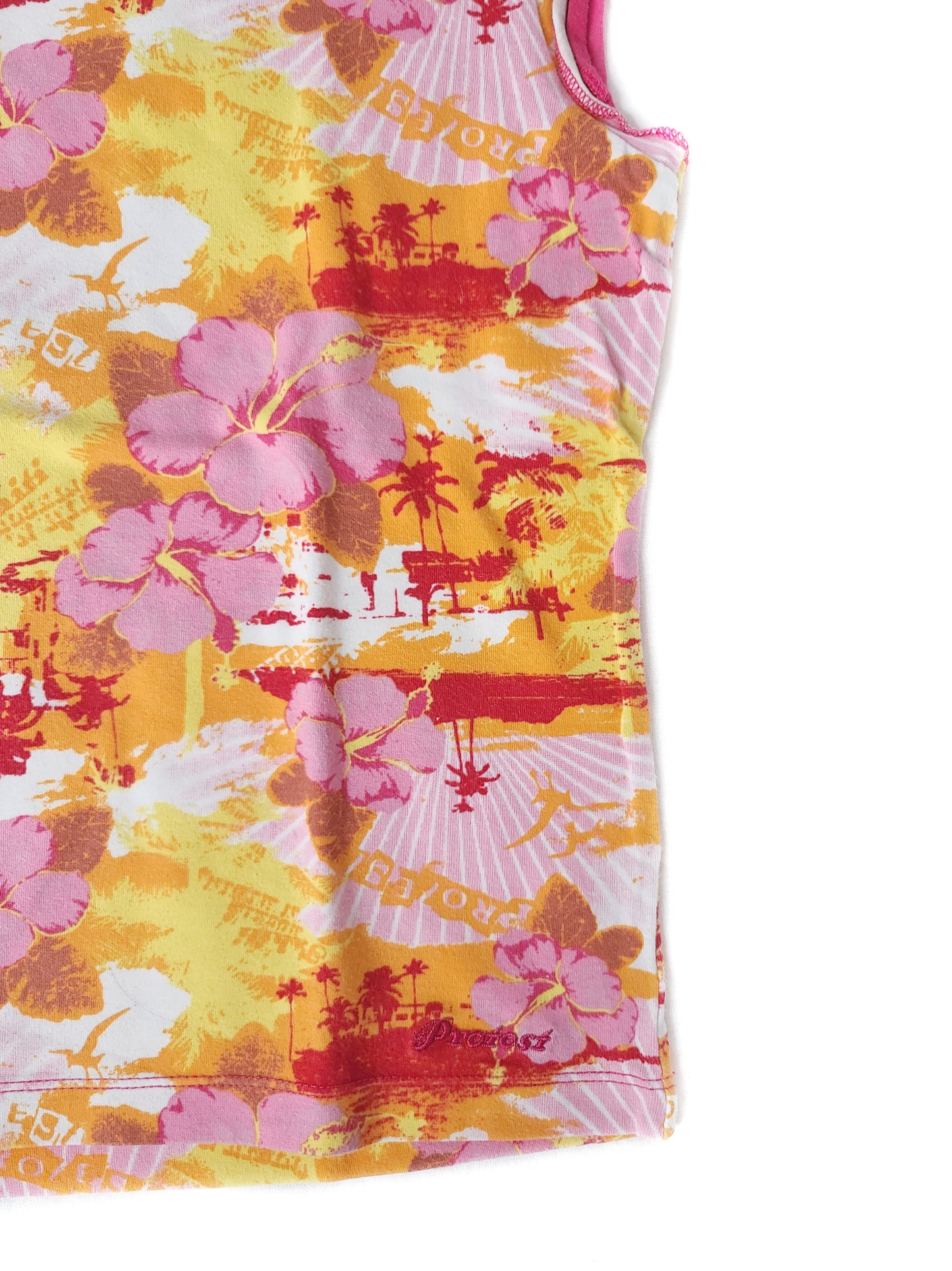 Colorful y2k graphic top