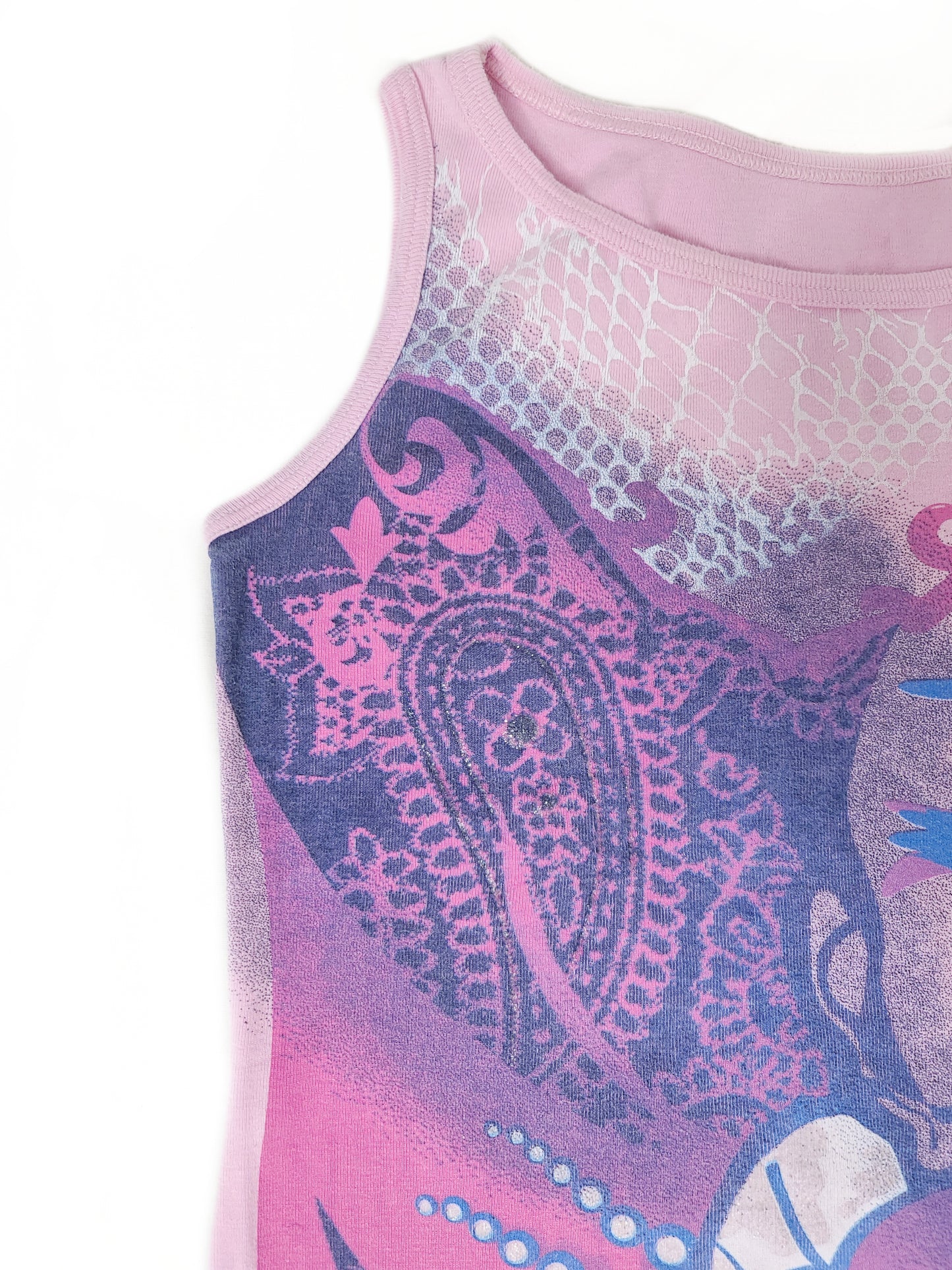 Top graphic rose y2k