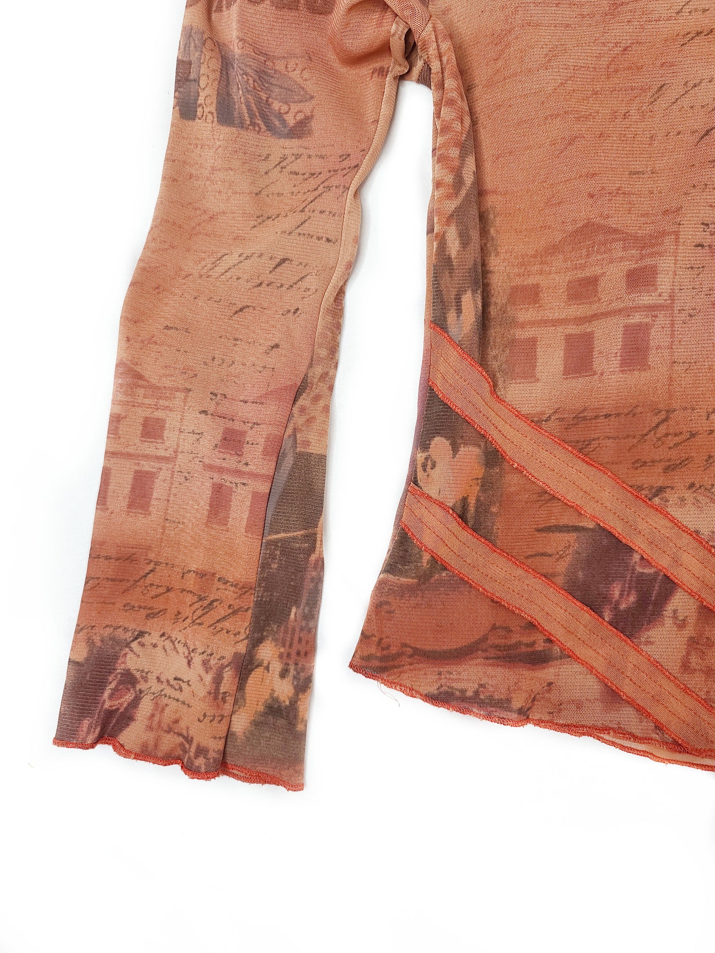 Mesh top bohem cybery2k