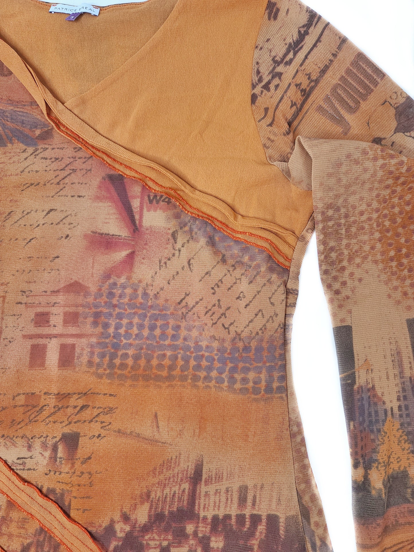 Mesh top bohem cybery2k