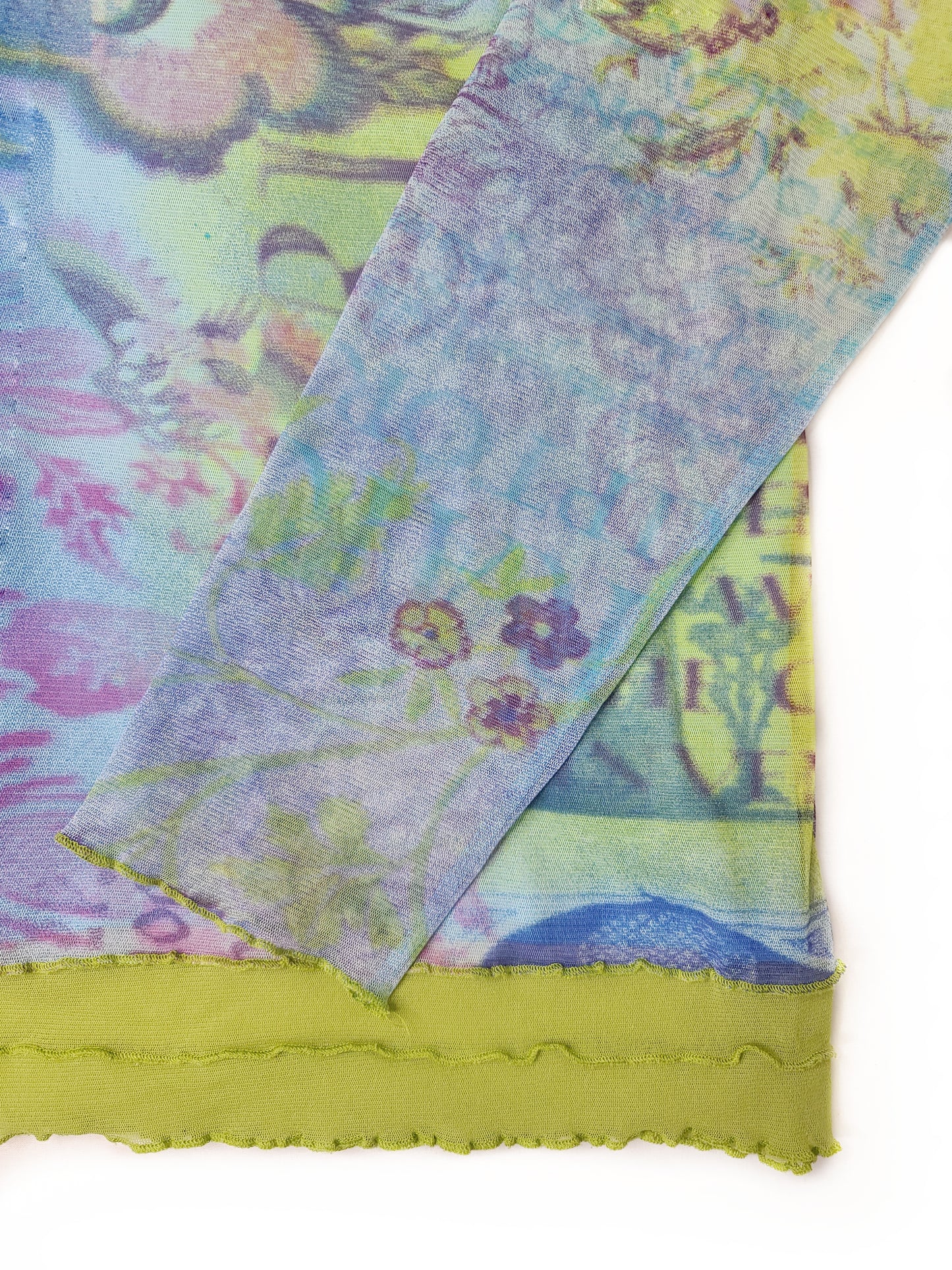 Mesh graphic top y2k indie style