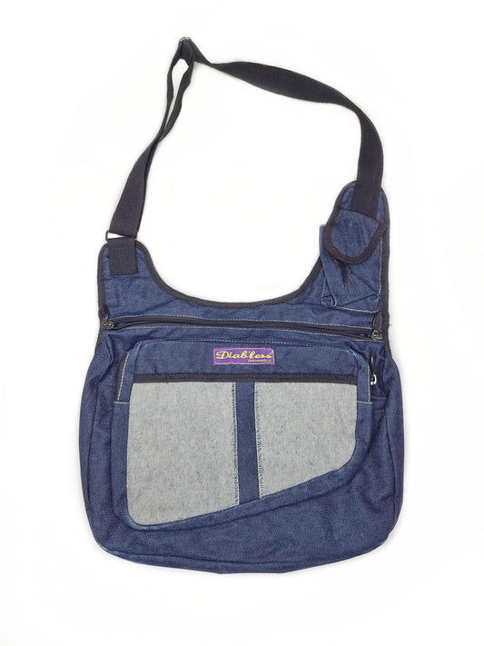 Sac vintage 90s bandouliere y2k grunge jean multipoches sportwear 