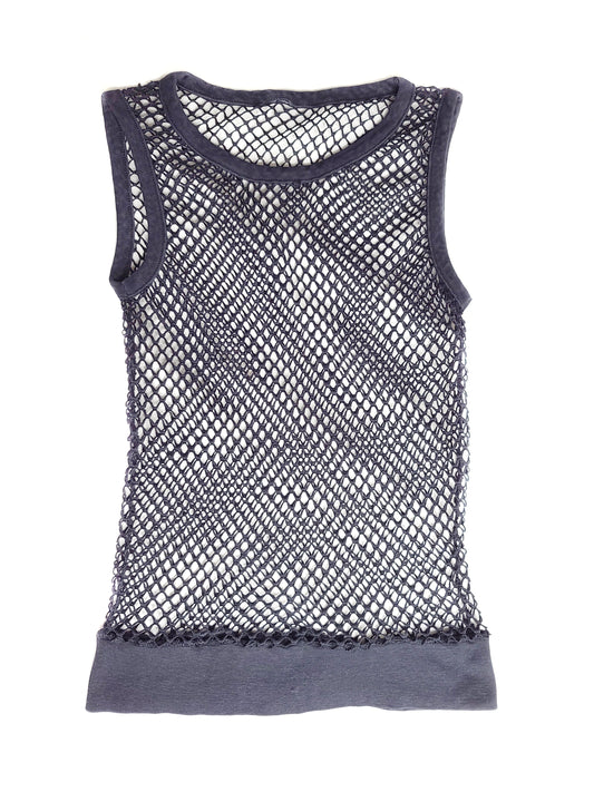 Top filet techwear vintage noir subversive basics sportwear y2k 2000s 