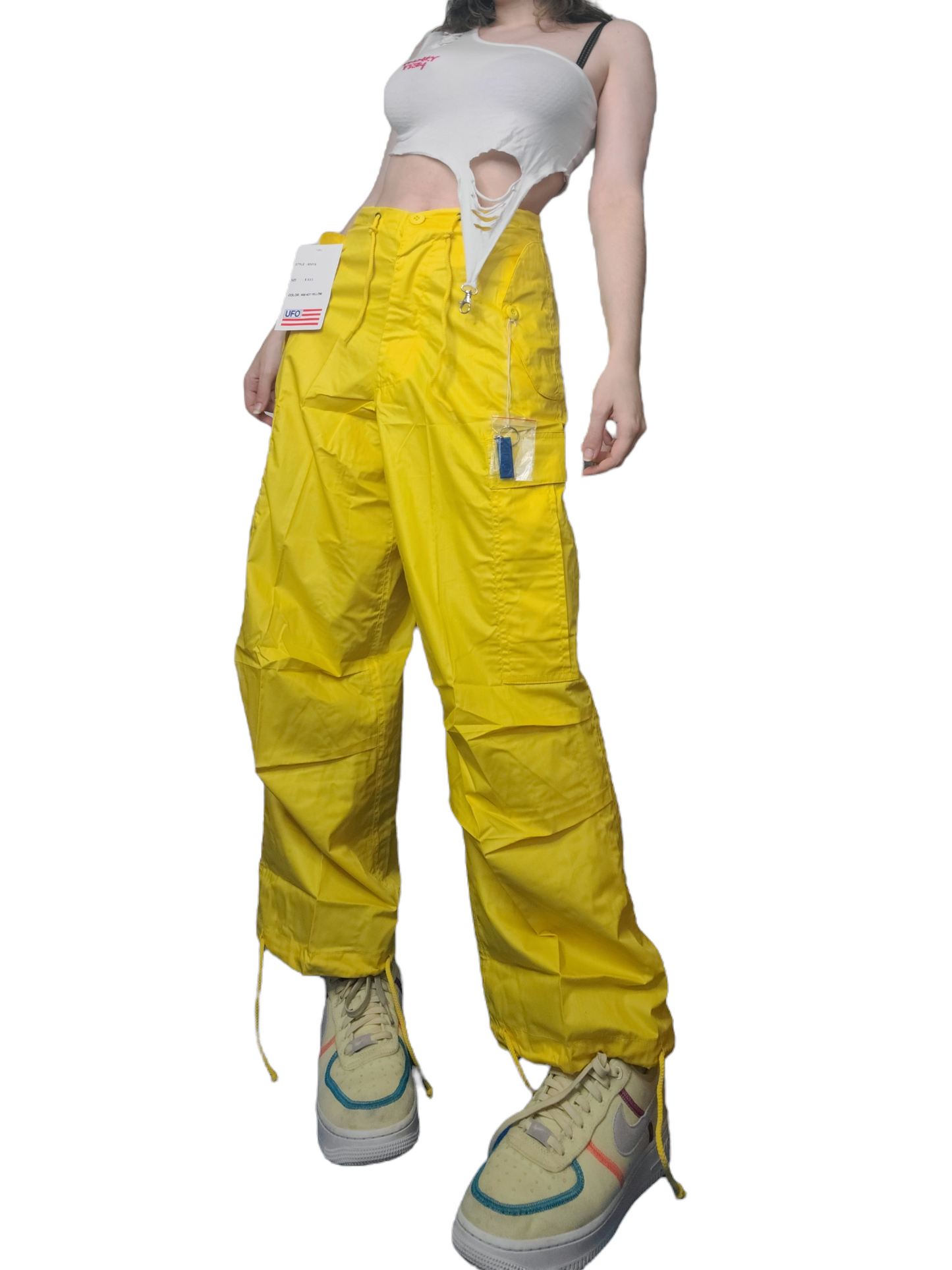 Vintage Yellow Parachute Cargo