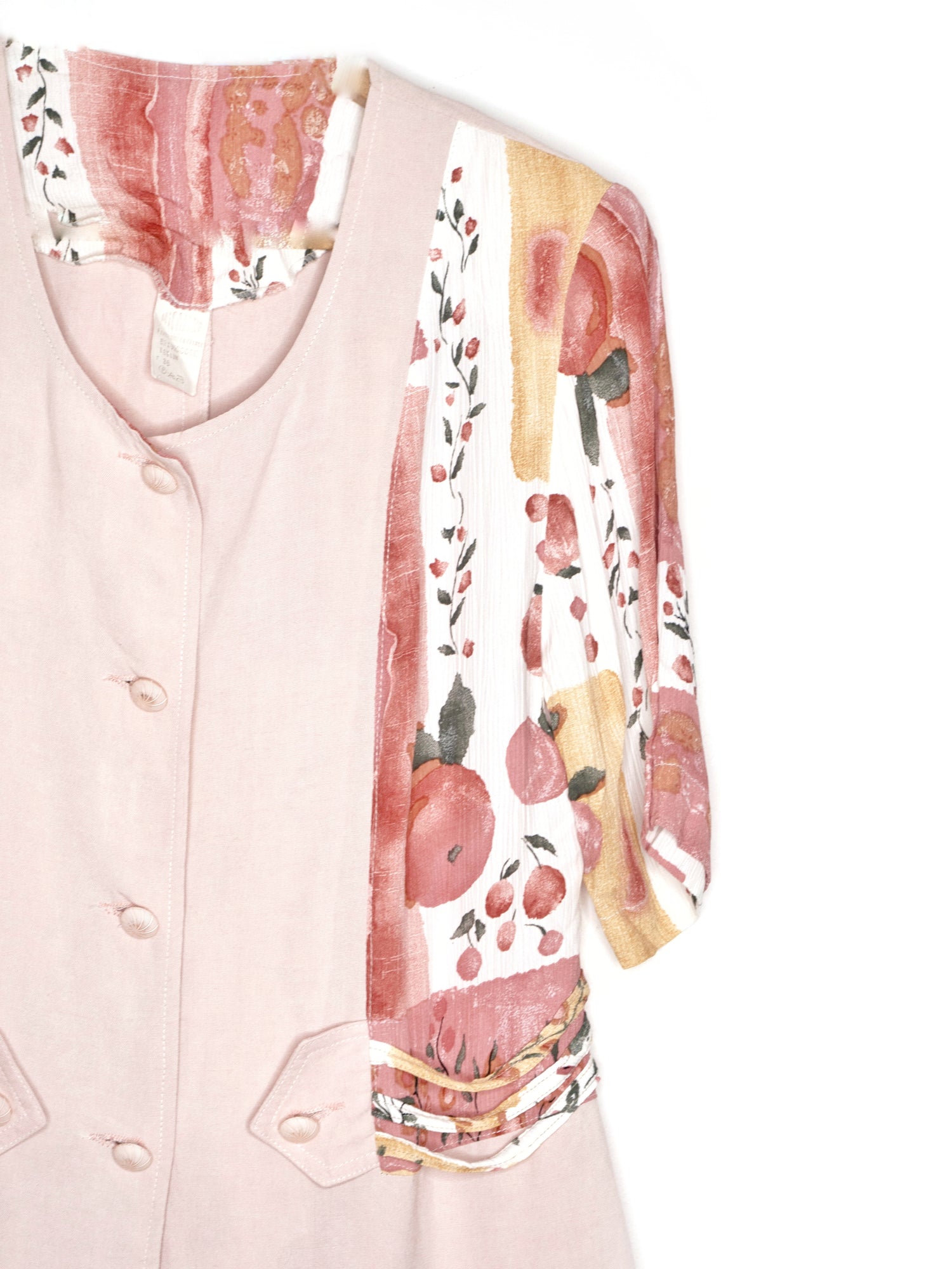 Blouse pastel vintage motif fruits - zimfriperie