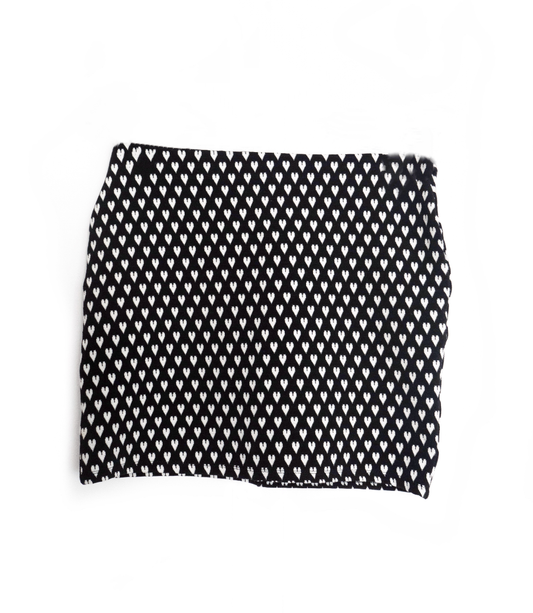 Jupe vintage imprime cœurs kawaii Japan cute