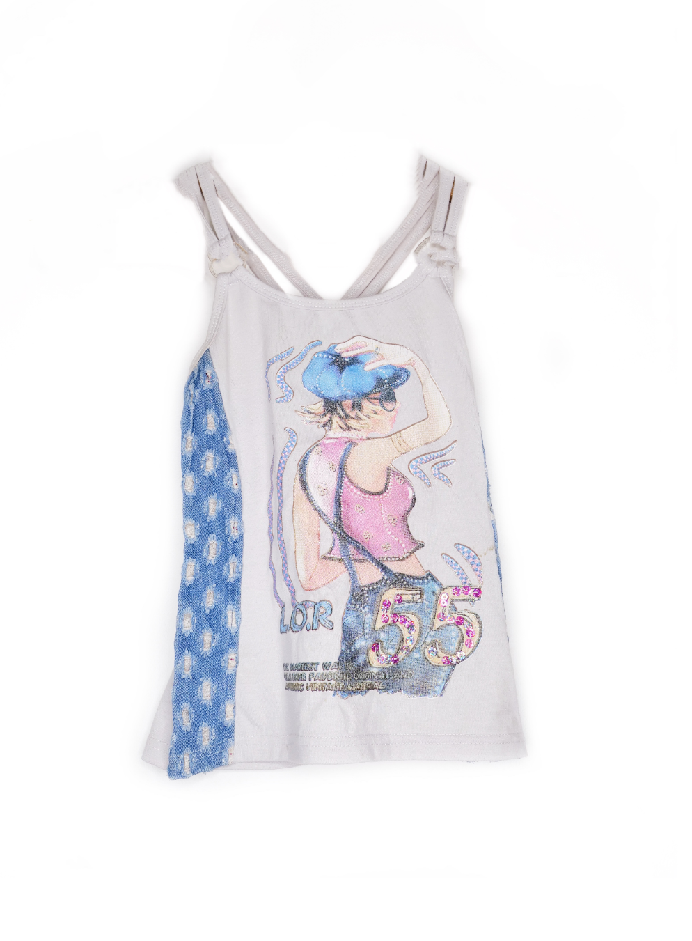 Debardeur y2k streetwear hiphop girl 2000s printed girl 