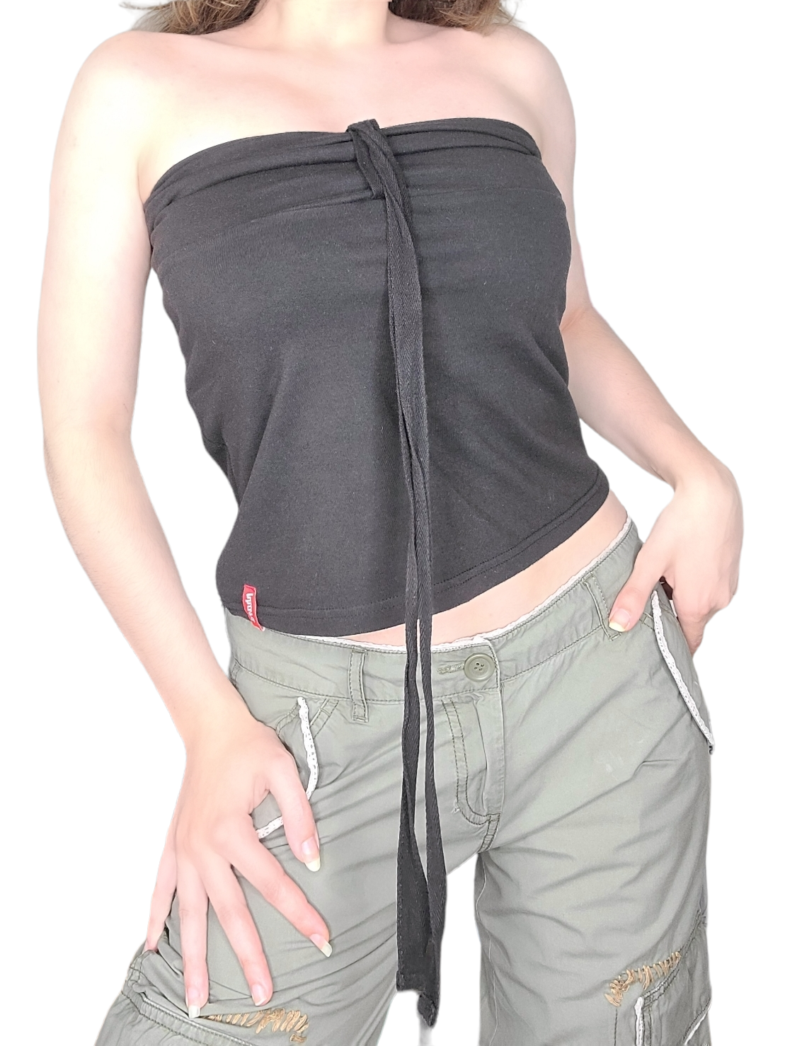 Brassiere gorpcore 90s noire