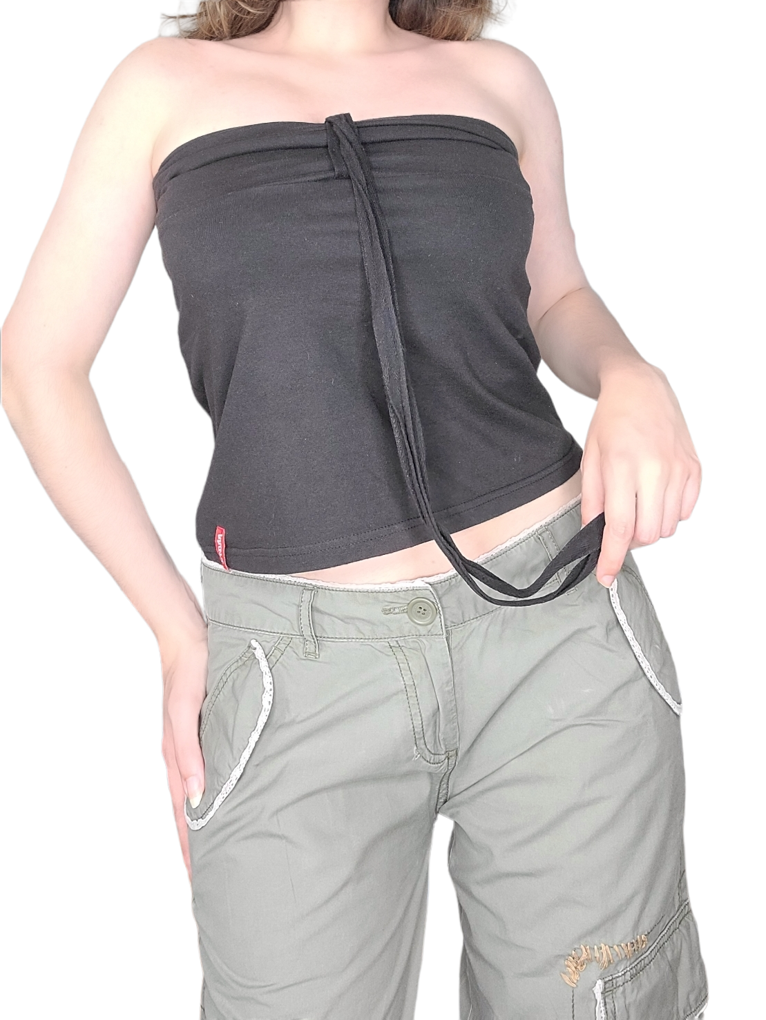 Brassiere gorpcore 90s noire