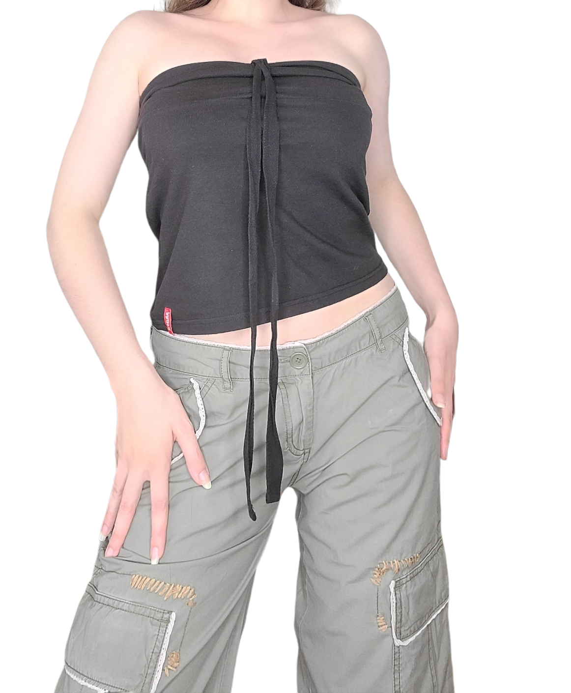 Brassiere gorpcore 90s noire