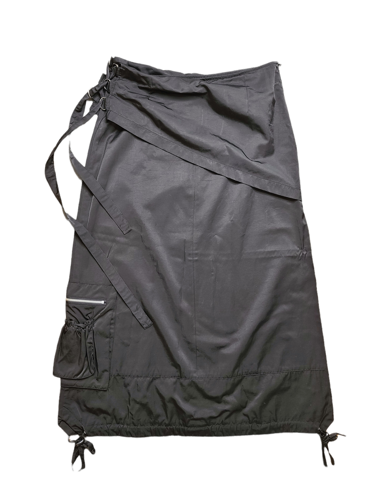 Harajuku techwear long skirt