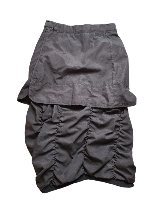 Futuristic techwear long skirt