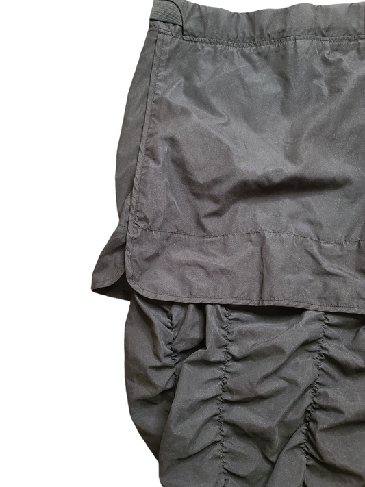 Futuristic techwear long skirt