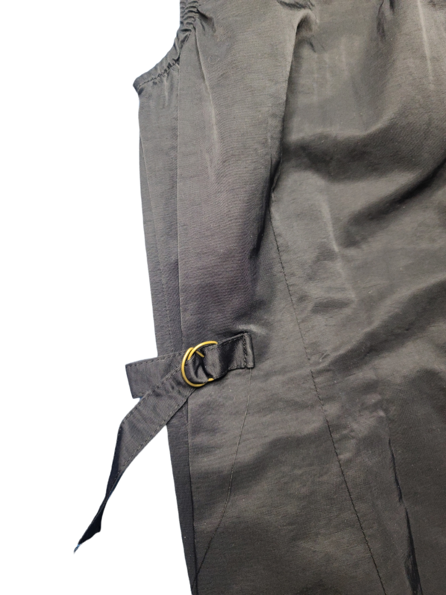 Futuristic techwear long dress