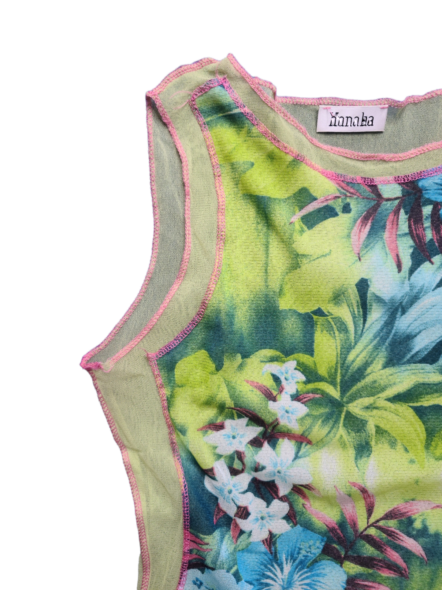 Y2k mesh indie style tank top