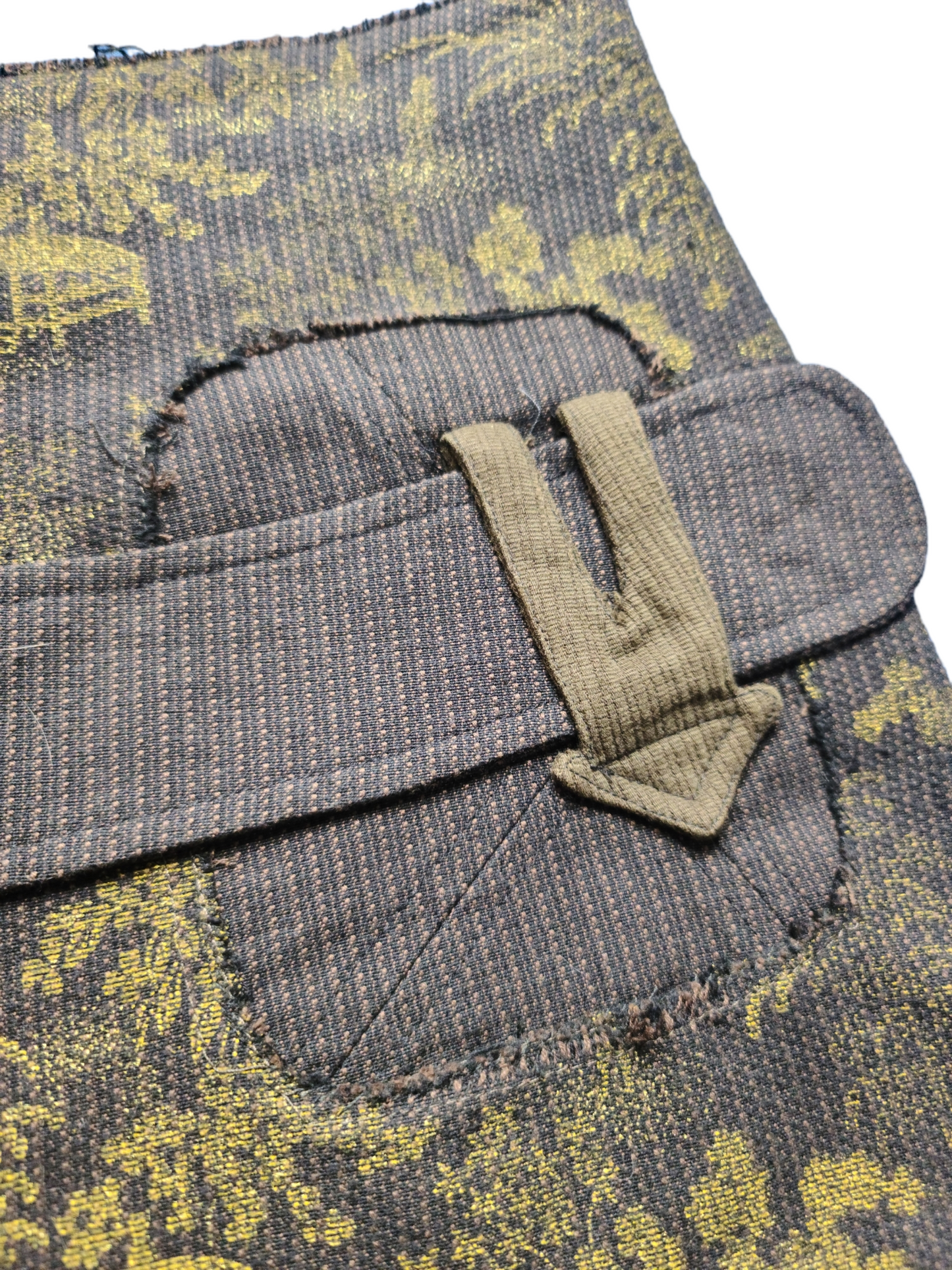 Harajuku patchwork mini skirt