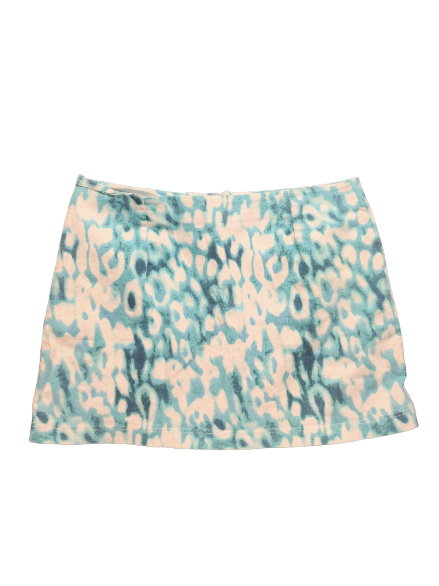 Cybery2k rave blue mini skirt