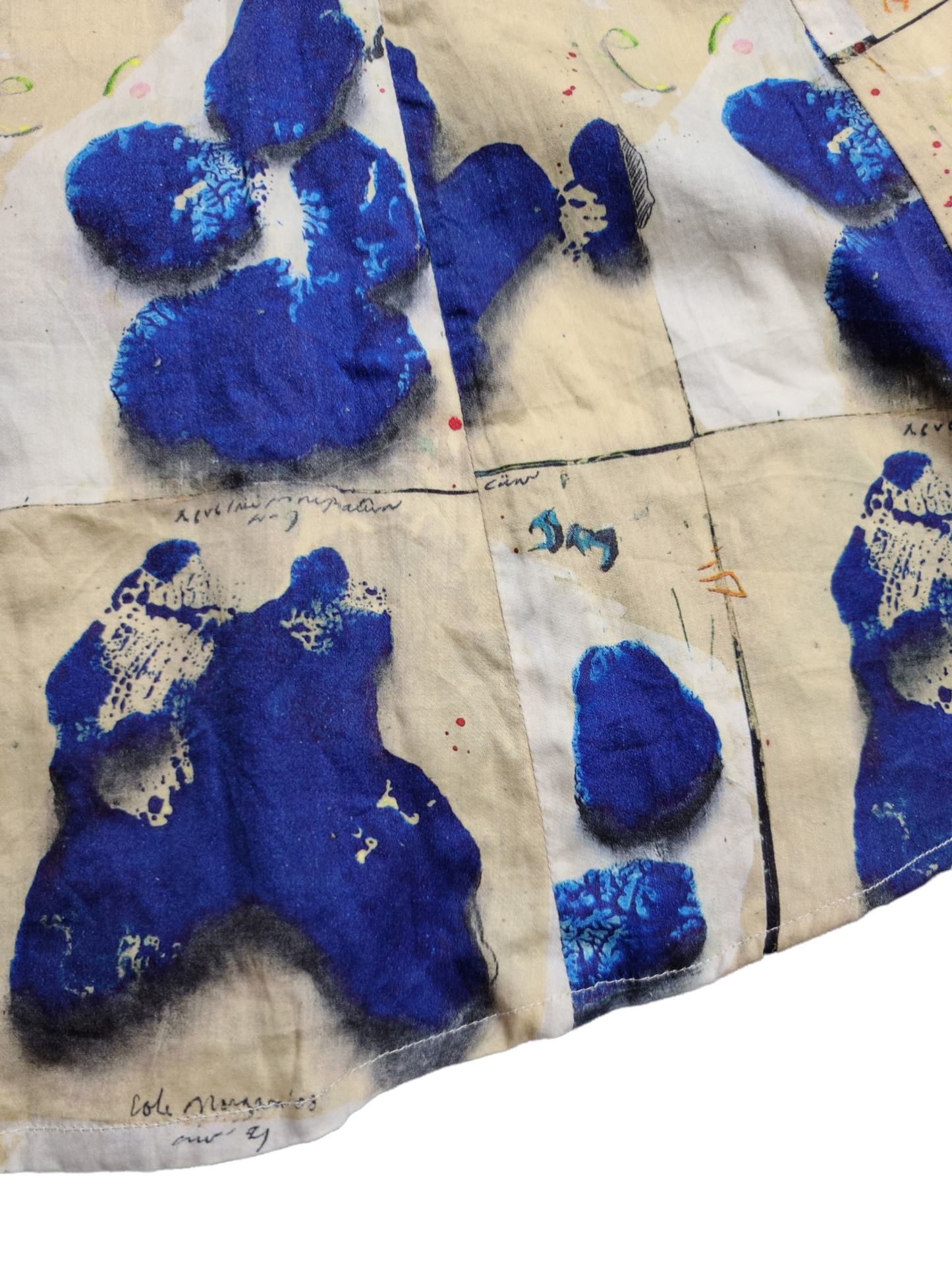 Vintage skirt printed Klein archive