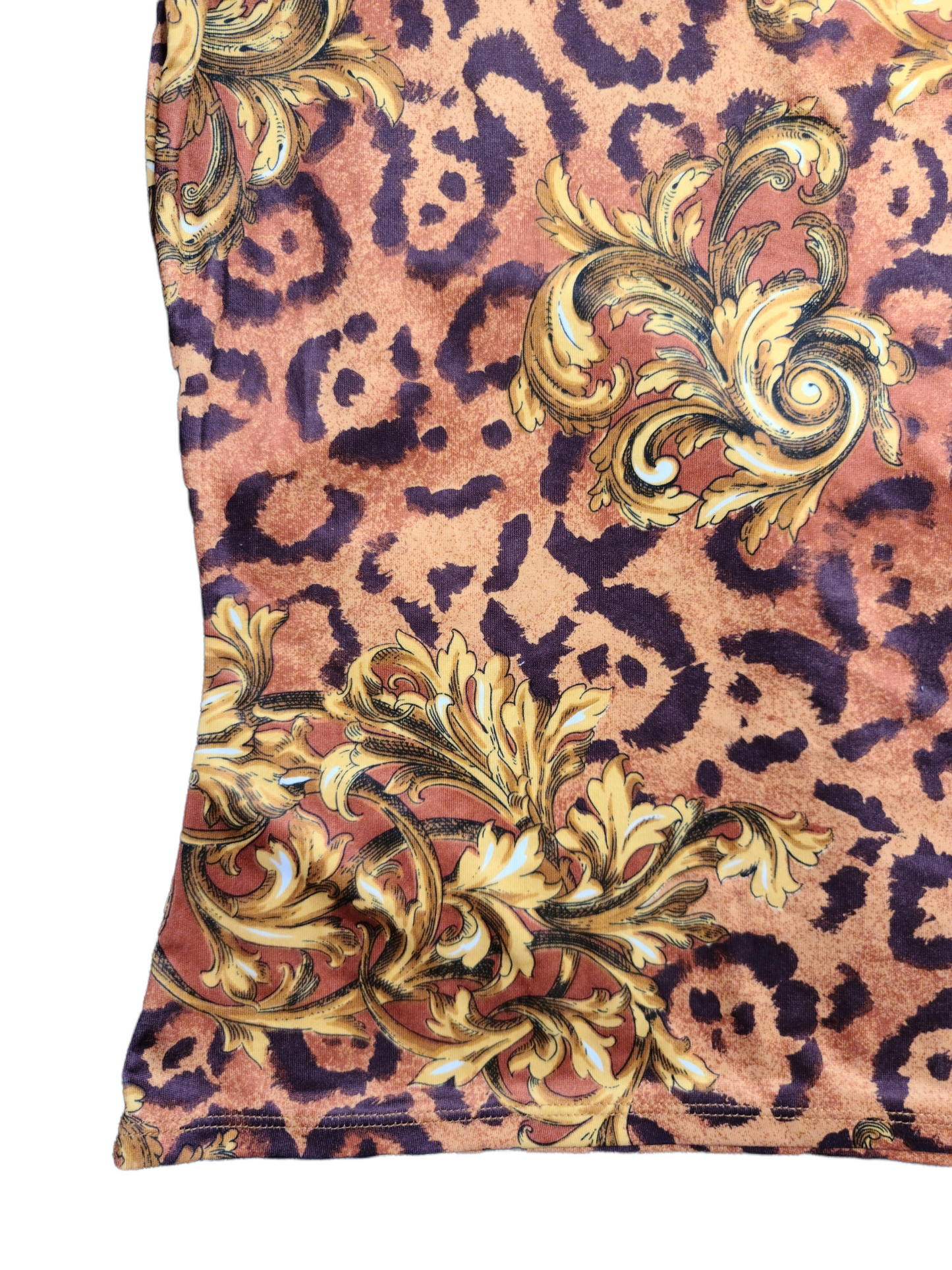 Top strech y2k leopard