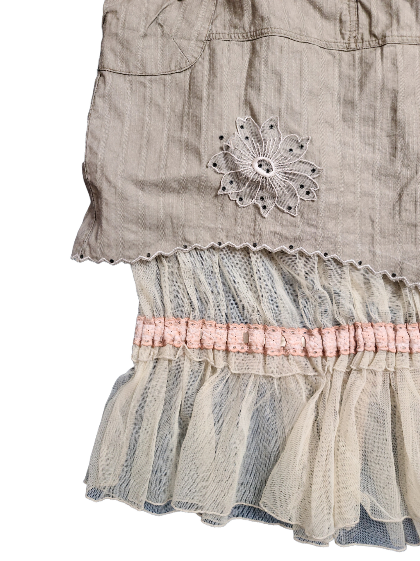 Fairygrunge y2k ruffle skirt