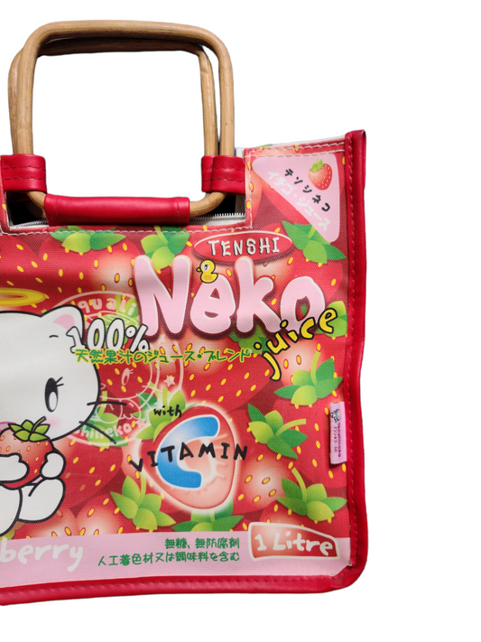 Harajuku printed bag strawberries
