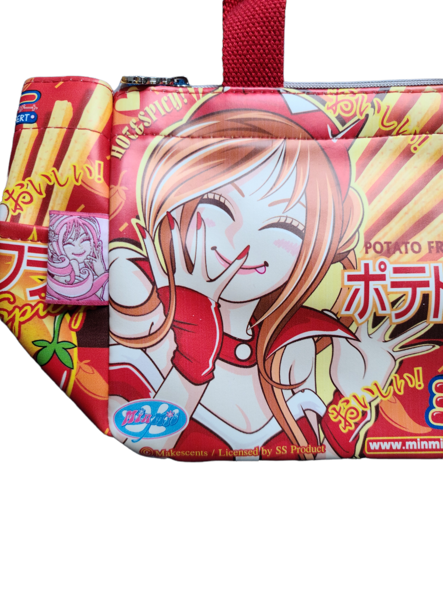 Vintage gyaru printed bag from the 2000s