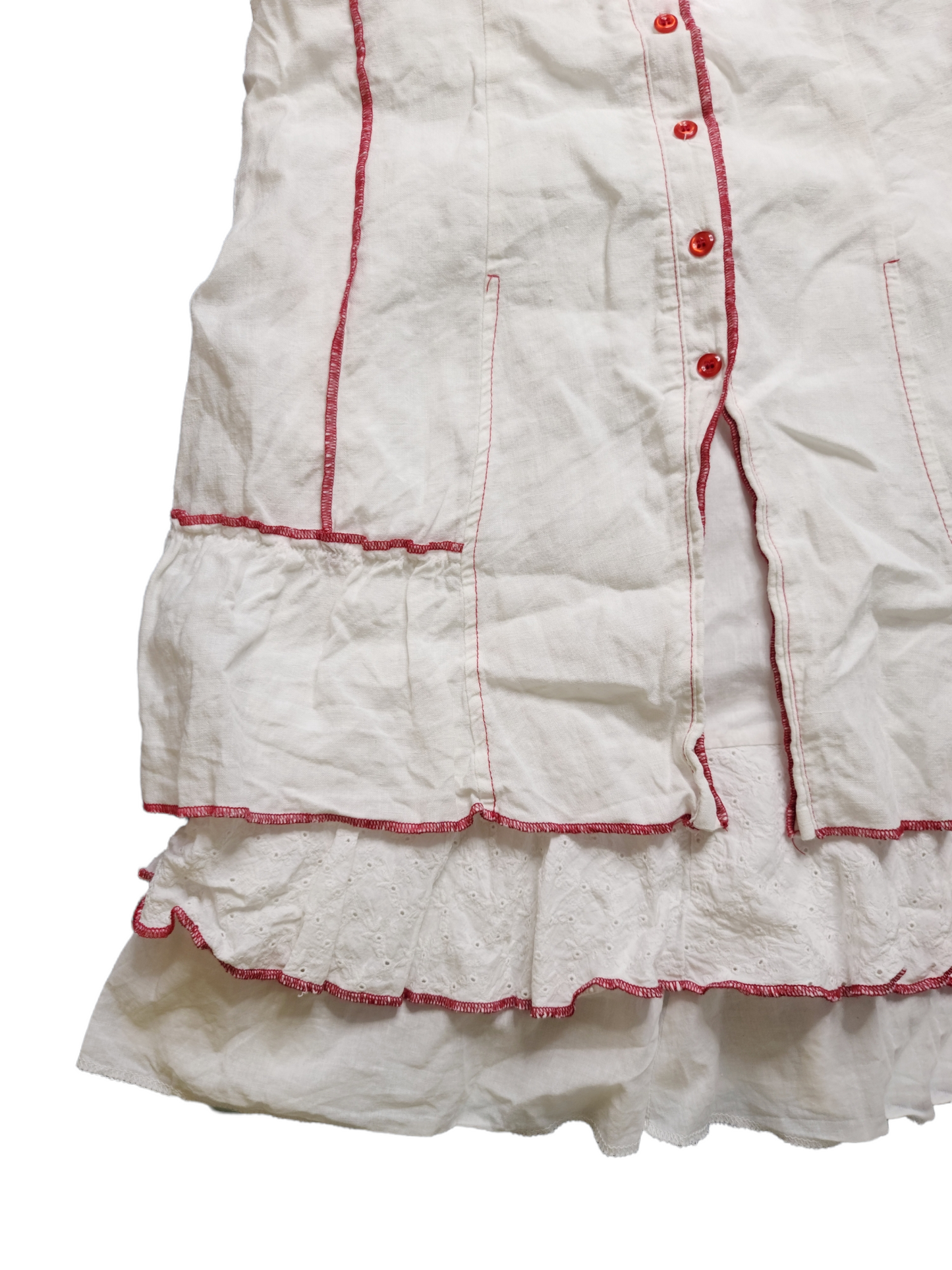 Fairygrunge white ruffle dress