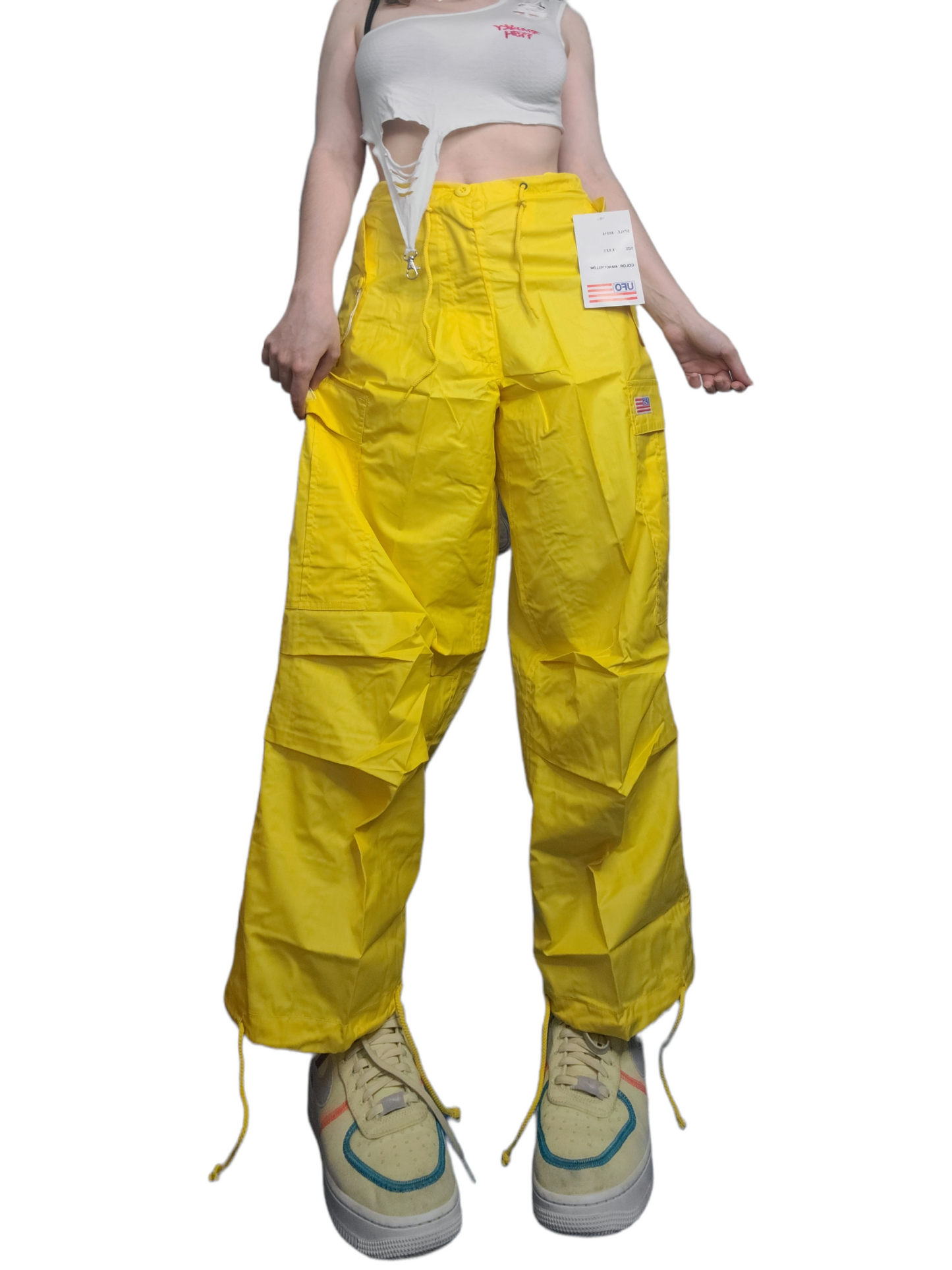 Vintage Yellow Parachute Cargo
