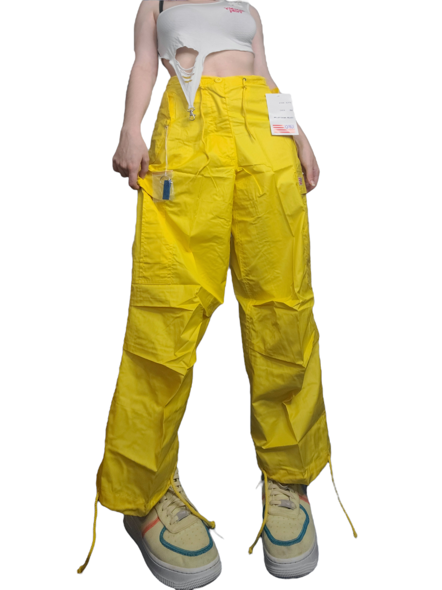 Vintage Yellow Parachute Cargo