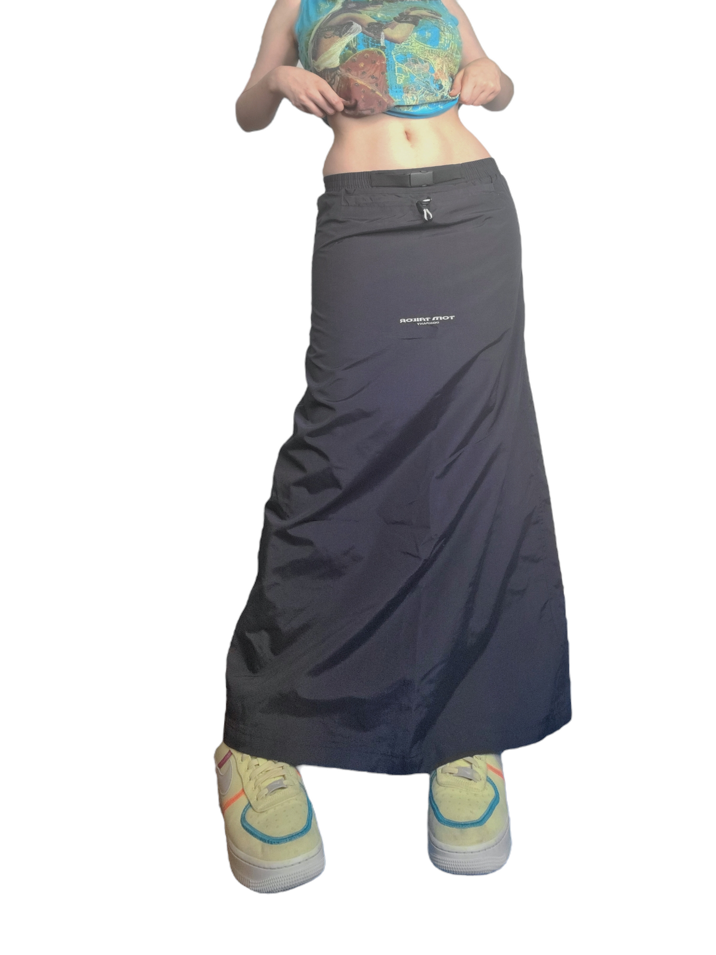 Maxi skirt vintage 90s gorpcore techwear