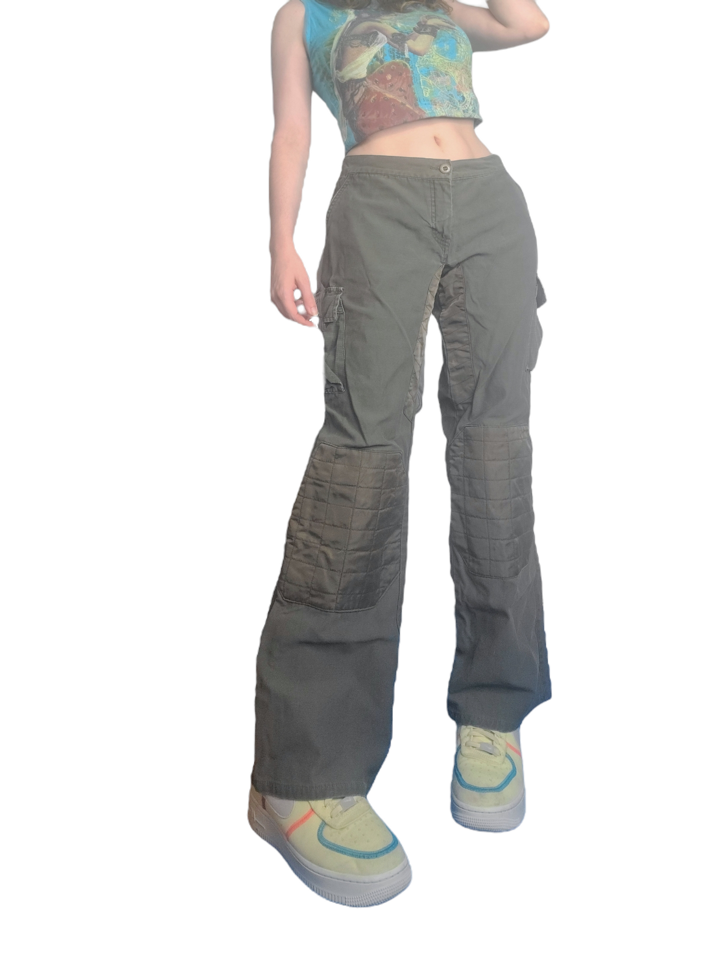 Pantalon kaki vintage gorpcore oversize y2k