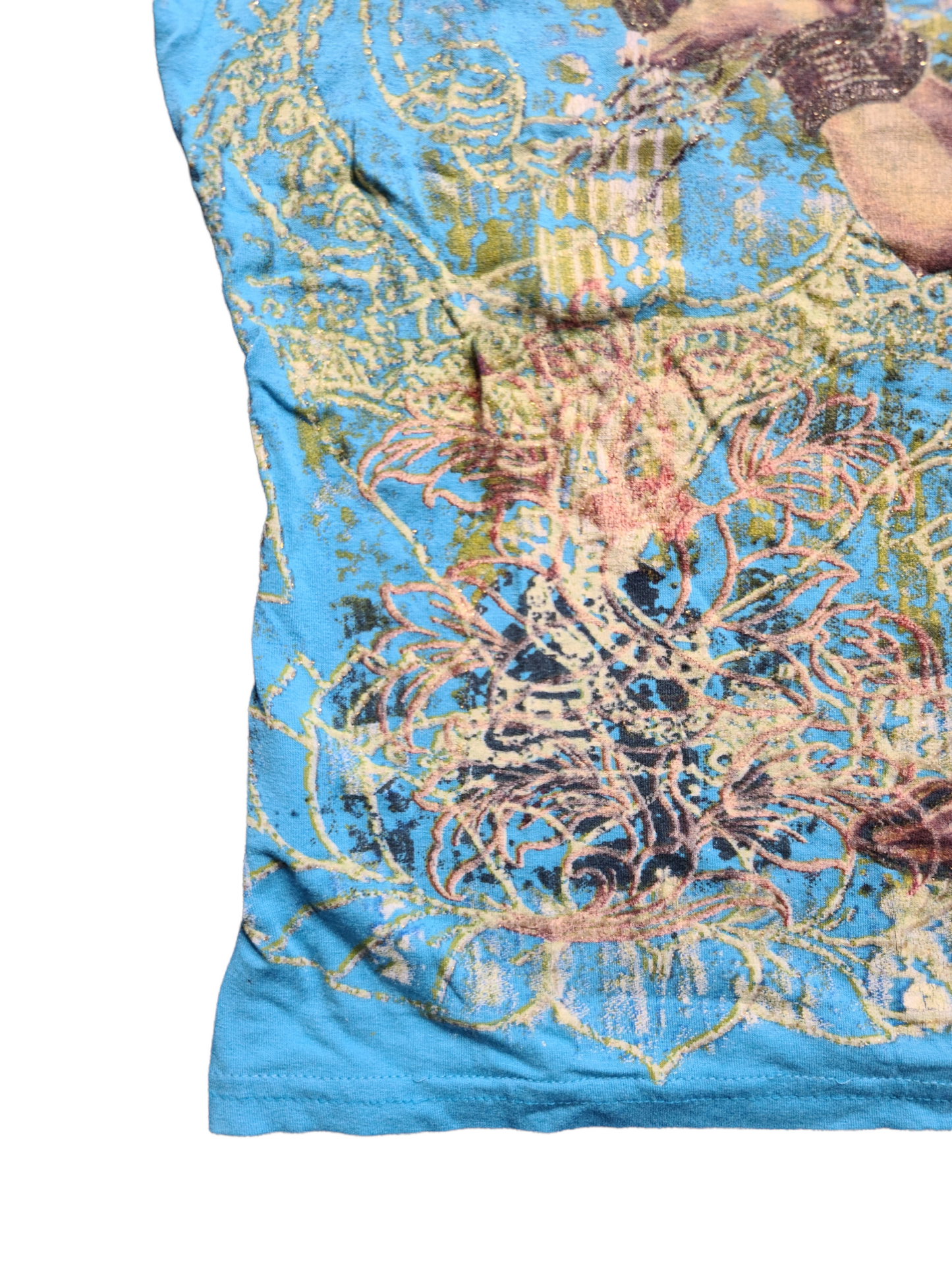 Cybercore printed tank top