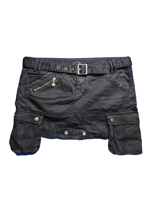 Mini jupe y2k gorpcore archive fashion techwear mini skirt vintage 