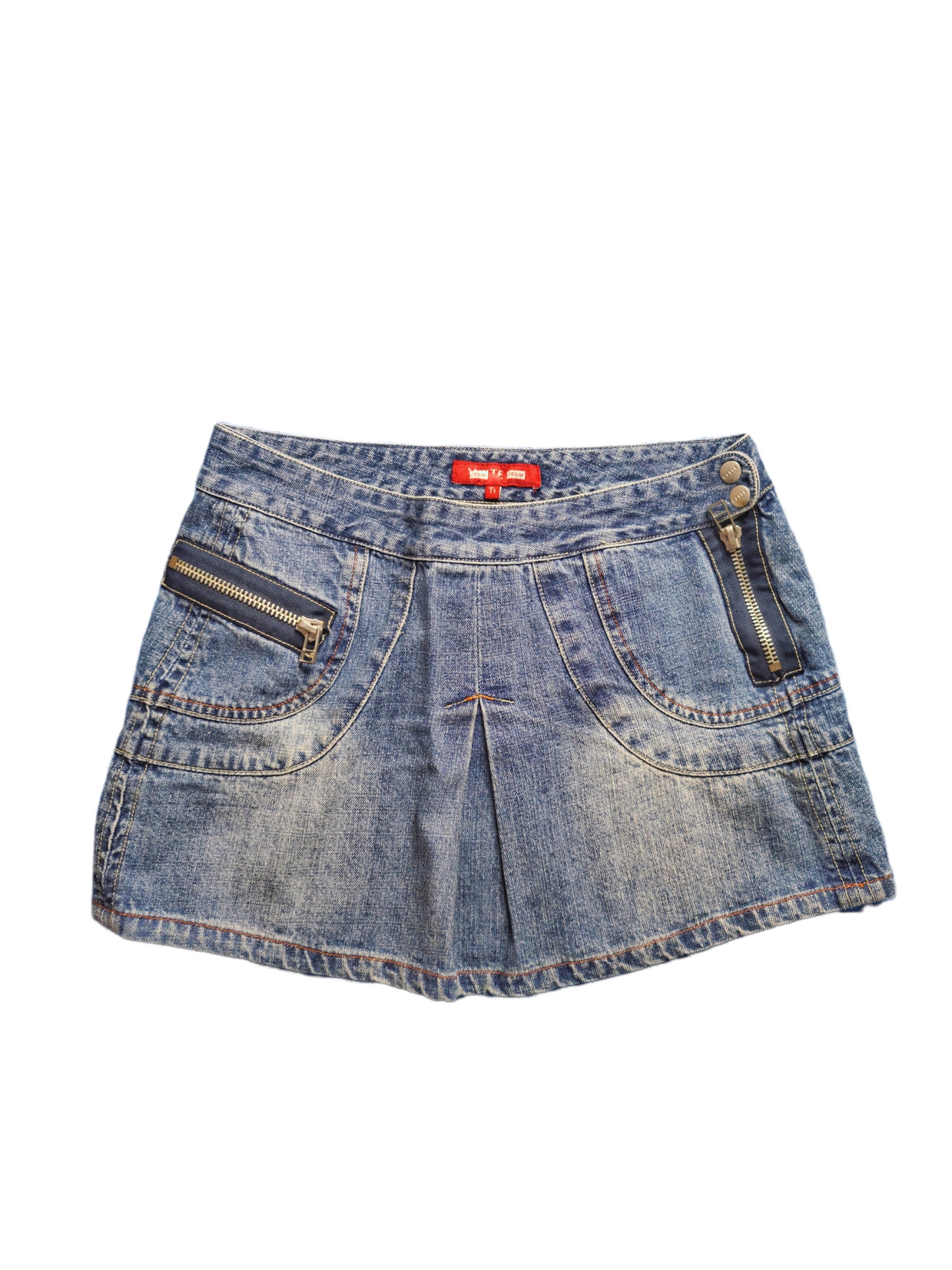 Mini skirt jupe courte y2k vintage en jean cybery2k indiestyle